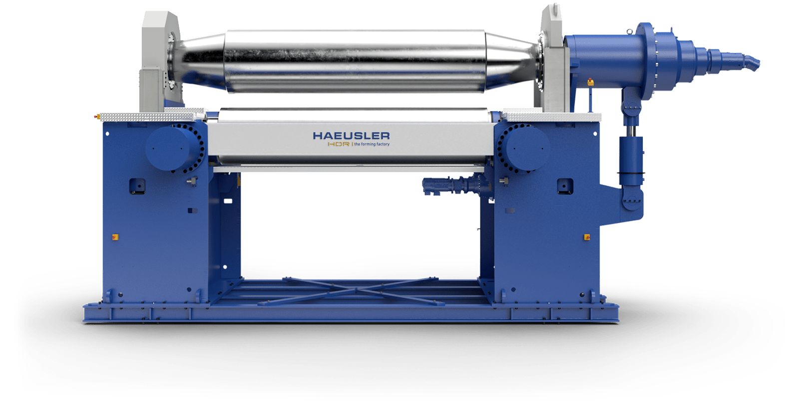 Walzenbiegemaschine HAEUSLER HDR - Frontansicht